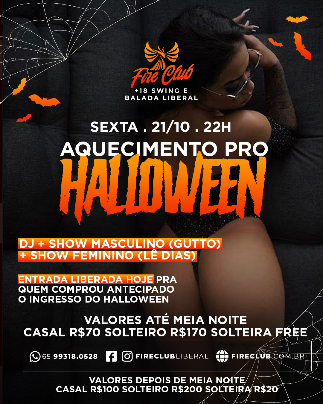 Aquecimento Pro Halloween Fire Club