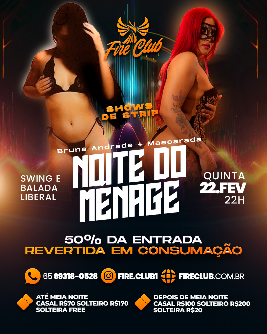 Noite do Ménage – Fire Club